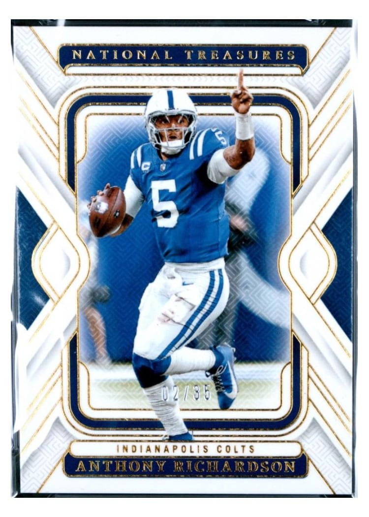 2024 Panini National Treasures Base Set Anthony Richardson #42 card