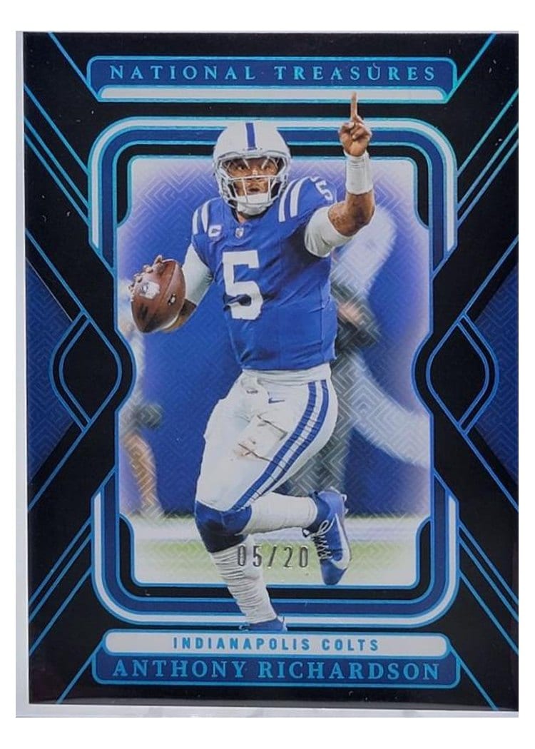 2024 Panini National Treasures Base Set Anthony Richardson #42 card
