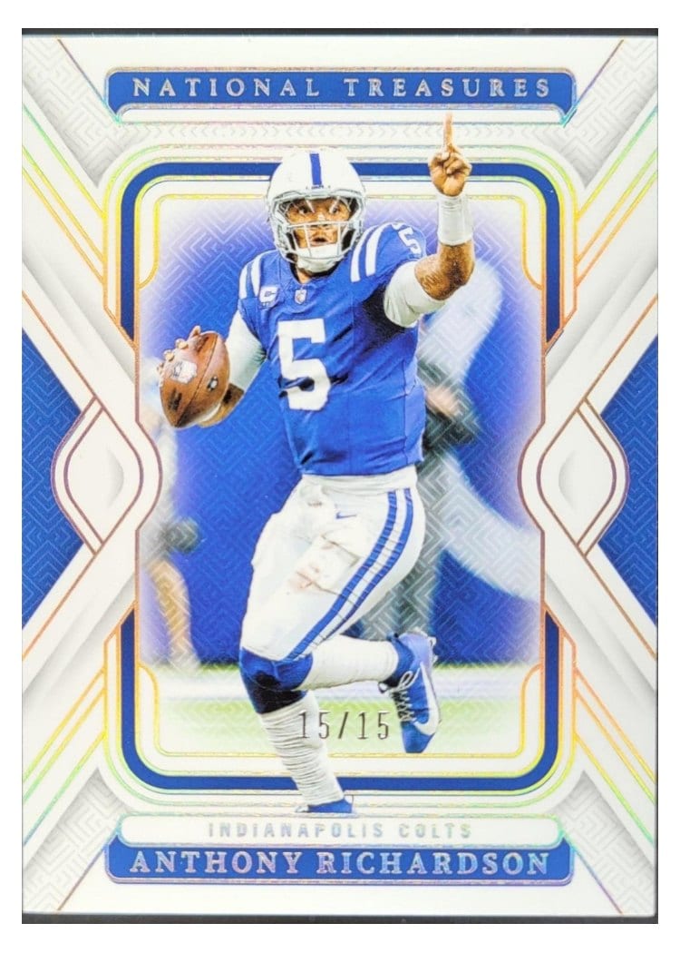 2024 Panini National Treasures Base Set Anthony Richardson #42 card