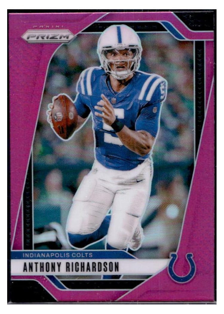 2024 Panini Prizm Base Set Anthony Richardson Pink #120 card
