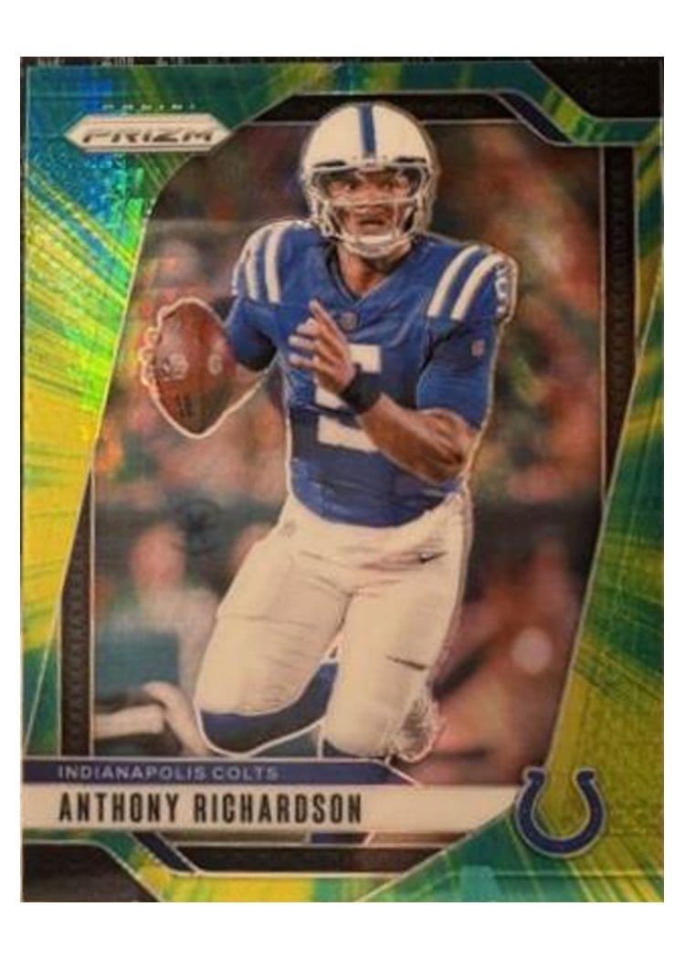 2024 Panini Prizm Base Set Anthony Richardson Hyper #120 card