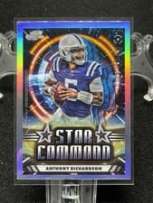 2024 Topps Chrome Cosmic Star Command Anthony Richardson #SC-14 card