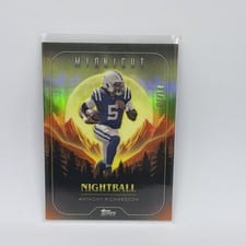 2024 Topps Midnight Nightball Anthony Richardson #NB-17 card