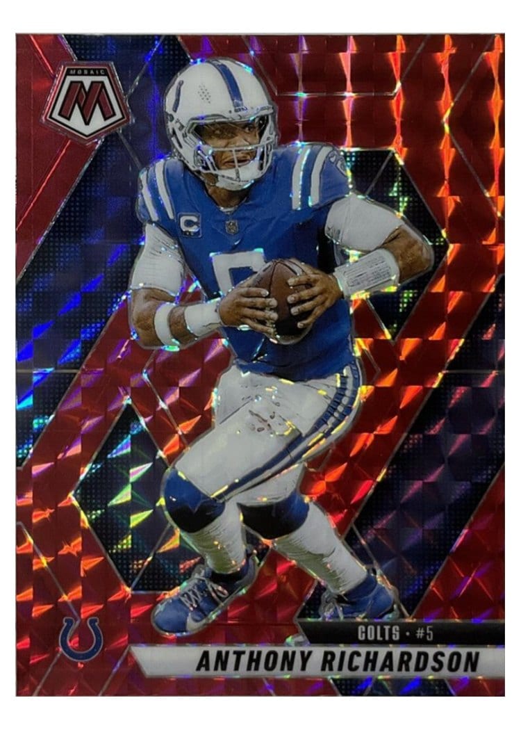 2025 Panini Mosaic Base Set Anthony Richardson #107 card