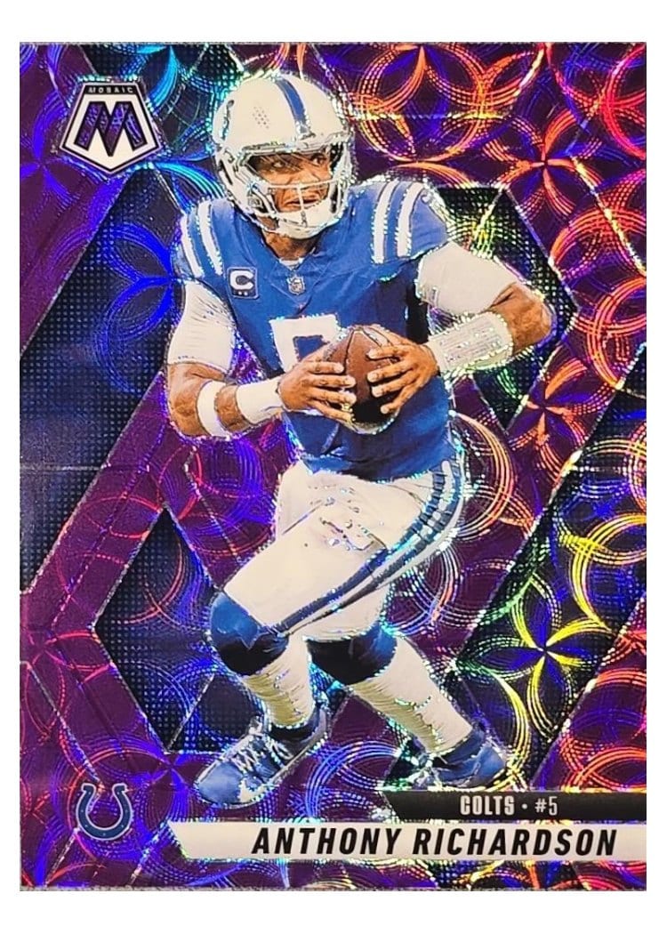 2025 Panini Mosaic Base Set Anthony Richardson #107 card