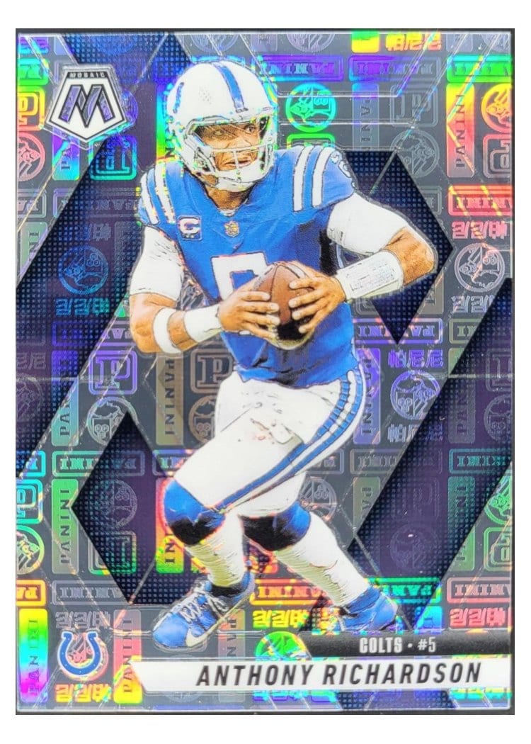 2025 Panini Mosaic Base Set Anthony Richardson #107 card