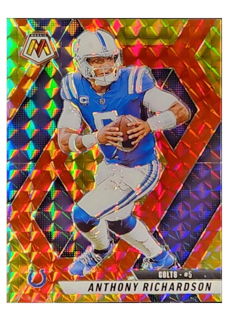 2025 Panini Mosaic Base Set Anthony Richardson #107 card
