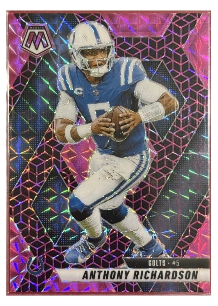 2025 Panini Mosaic Base Set Anthony Richardson #107 card