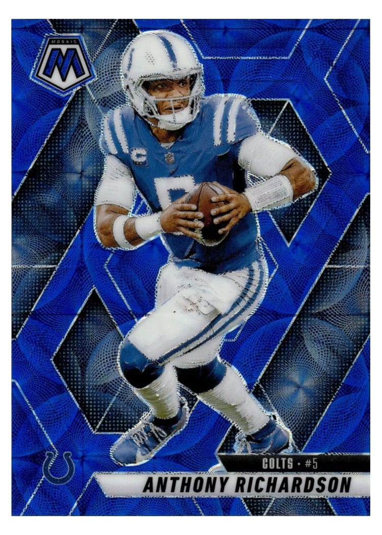 2025 Panini Mosaic Base Set Anthony Richardson #107 card