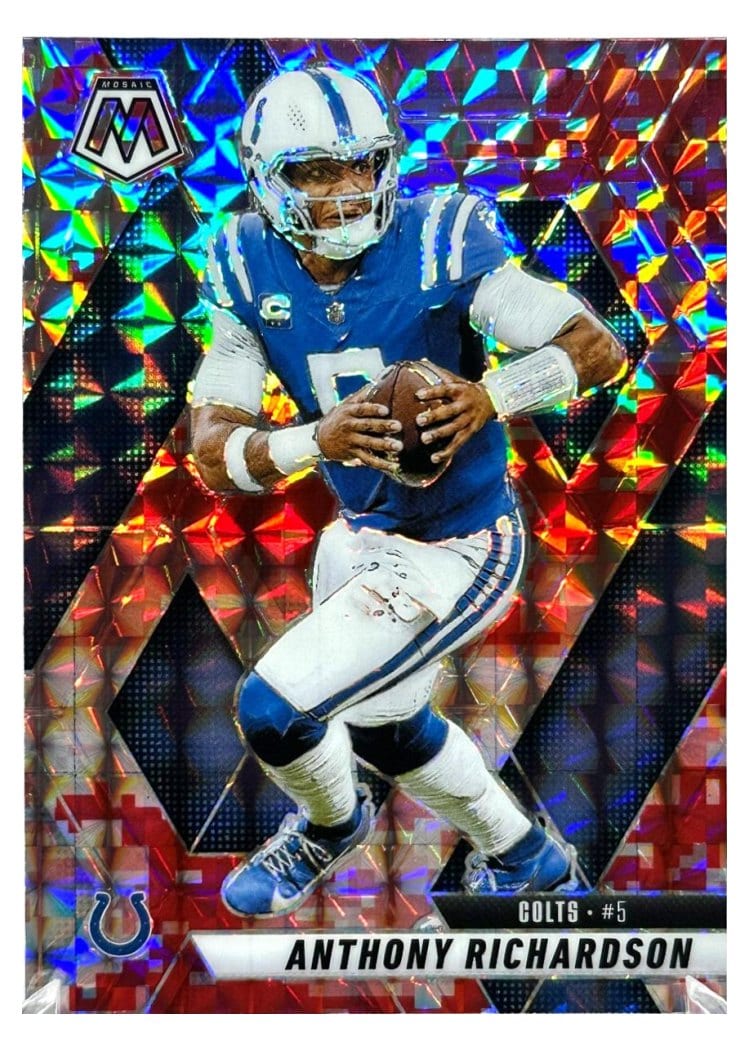 2025 Panini Mosaic Base Set Anthony Richardson #107 card