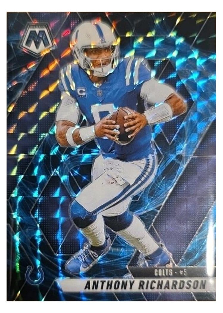 2025 Panini Mosaic Base Set Anthony Richardson #107 card