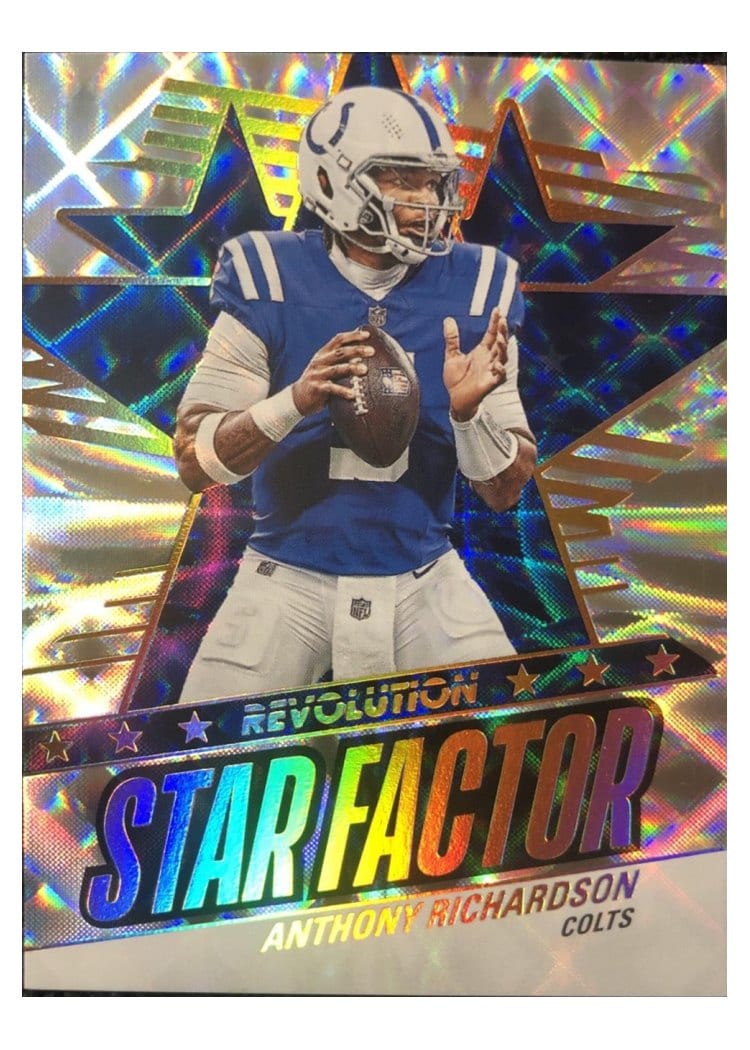 2025 Panini Revolution Star Factor Anthony Richardson #17 card