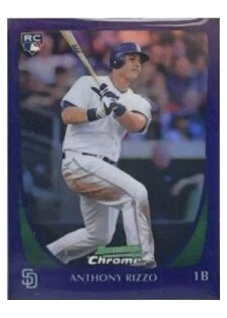 2011 Bowman Chrome Draft Anthony Rizzo #70 card