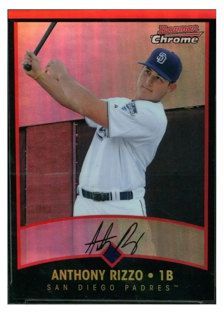 2011 Bowman Chrome Throwbacks Anthony Rizzo #BCT3 card