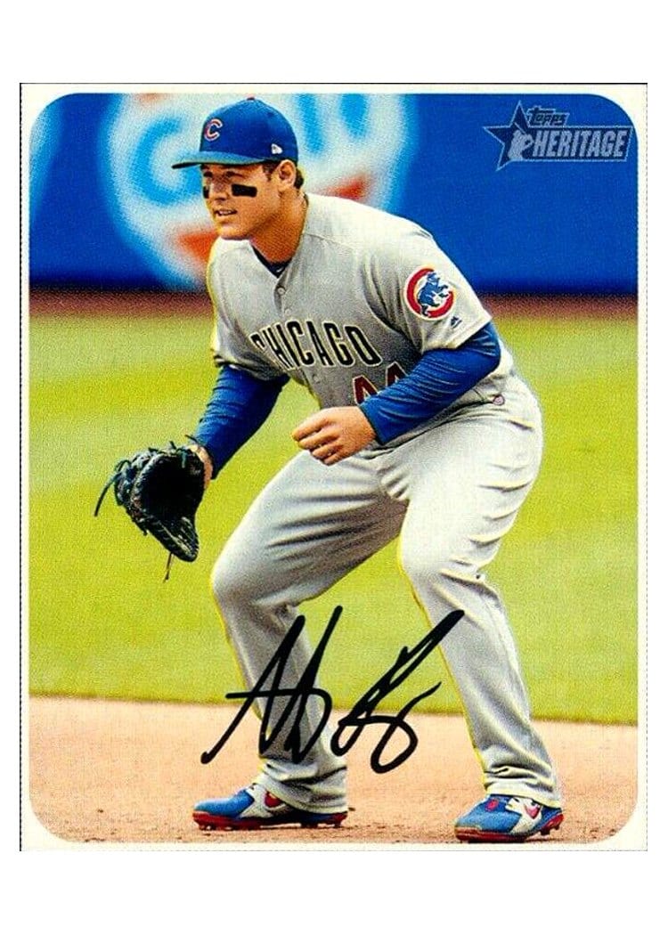 2020 Topps Heritage Base Set Anthony Rizzo #373 card
