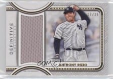 2022 Topps Definitive Collection Jumbo Relic Collection Anthony Rizzo #DJR-AR card