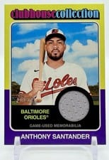 2024 Topps Heritage Clubhouse Collection Relic Anthony Santander #CCR-ASA card