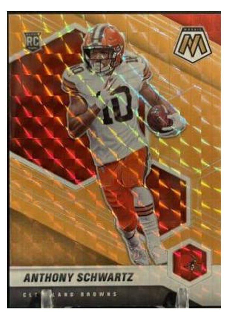 2021 Panini Mosaic Base Set Anthony Schwartz Orange Fluorescent #331 card