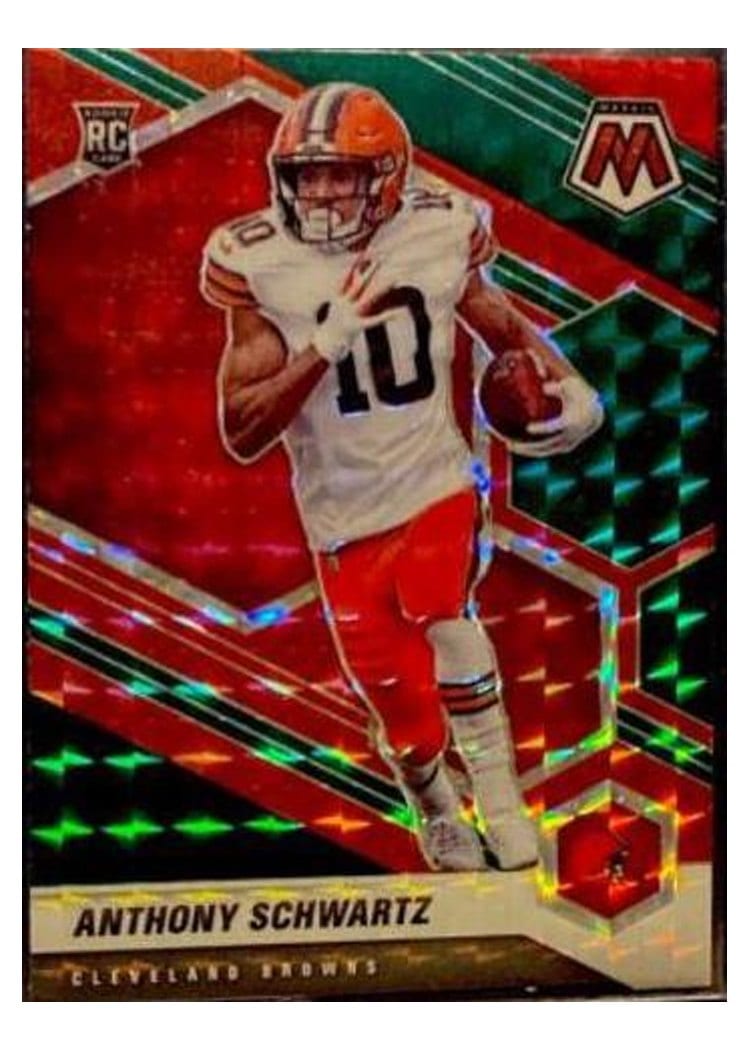 2021 Panini Mosaic Base Set Anthony Schwartz Green Mosaic #331 card