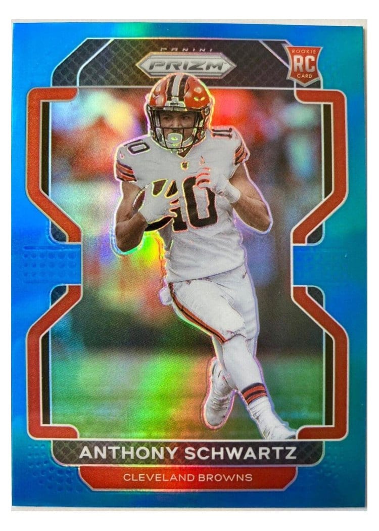 2021 Panini Prizm Base Set Anthony Schwartz Light Blue Prizm #361 card