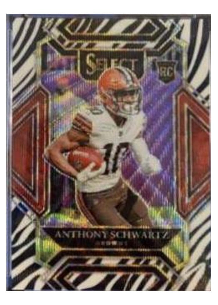 2021 Panini Select Base Set Anthony Schwartz Zebra #270 card