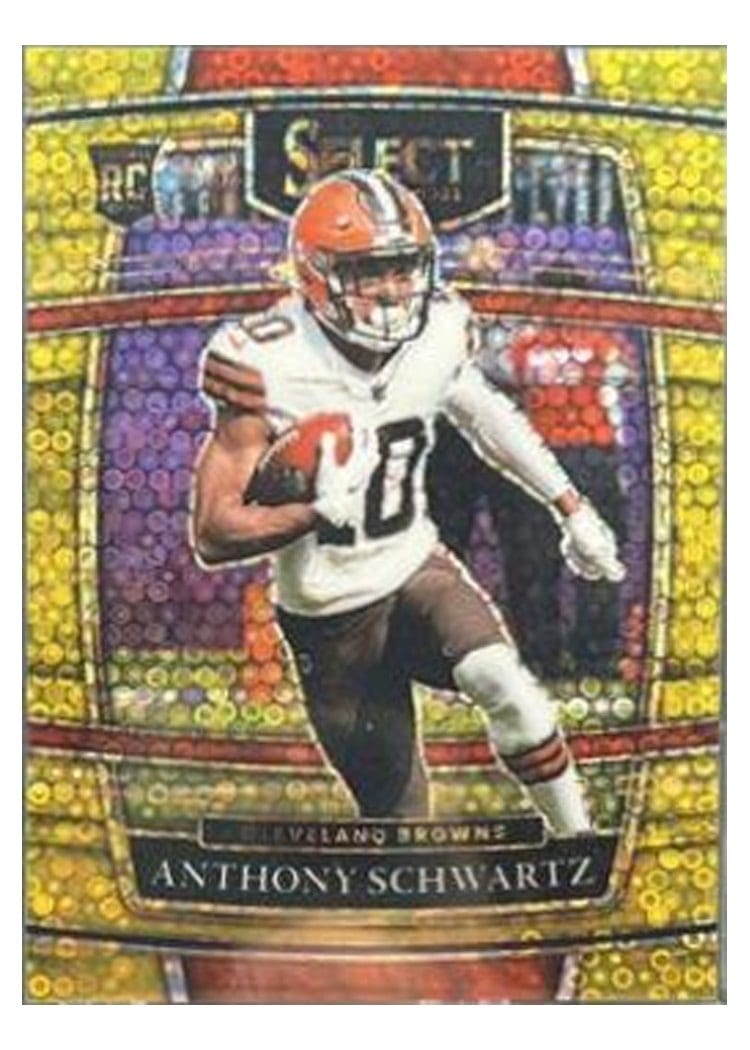 2021 Panini Select Base Set Anthony Schwartz Gold Disco #70 card