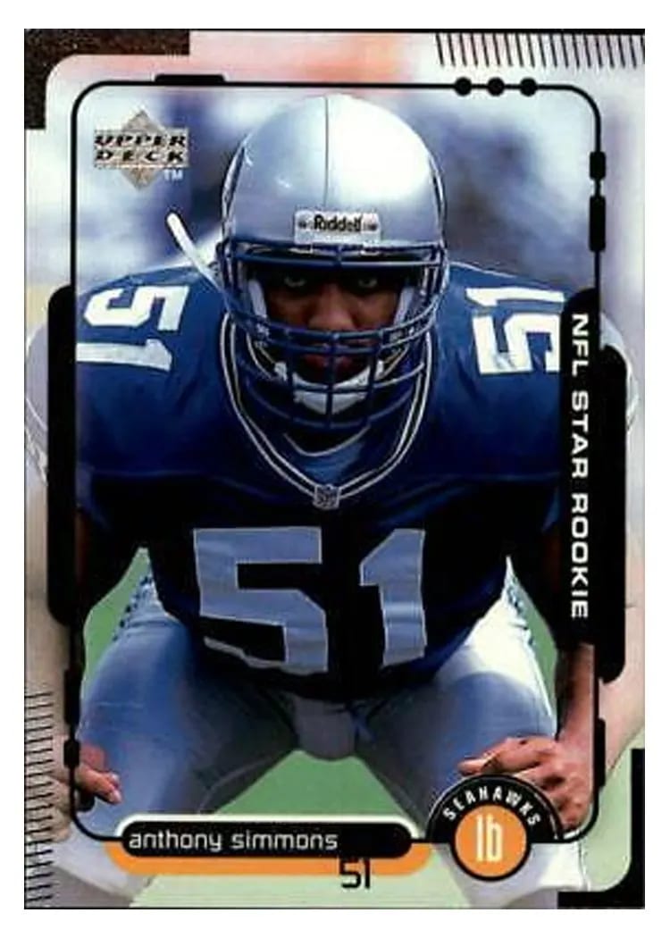 1998 Upper Deck Anthony Simmons #13 card