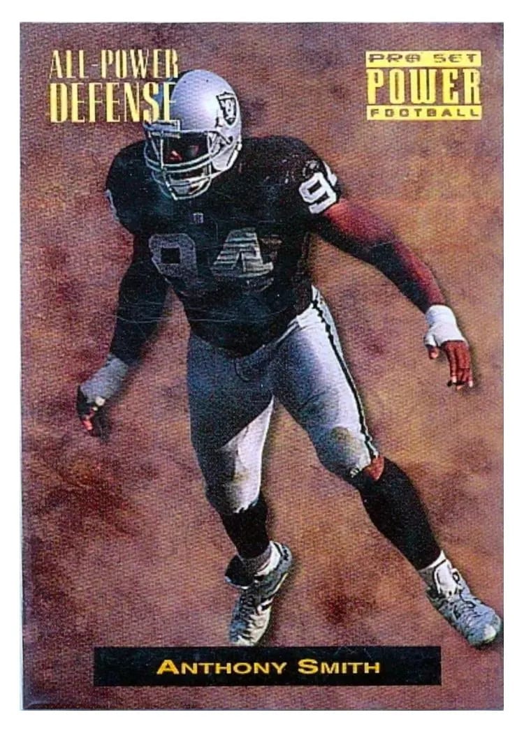 1993 Pro Set Power All Defense Anthony Smith #2 card