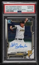 2021 Bowman Draft Chrome Draft Autographs Anthony Solometo #CDA-AS card