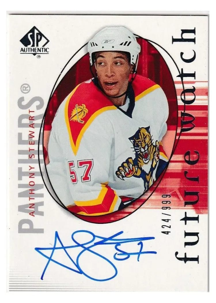2005 SP Authentic Anthony Stewart #159 card
