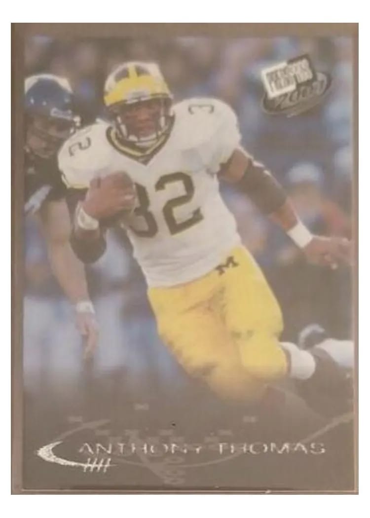 2001 Press Pass Anthony Thomas Gold #15 card