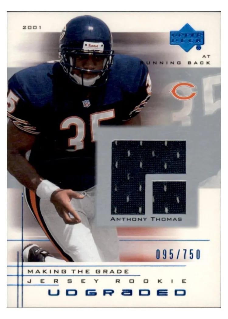 2001 Upper Deck Graded Anthony Thomas #57 card