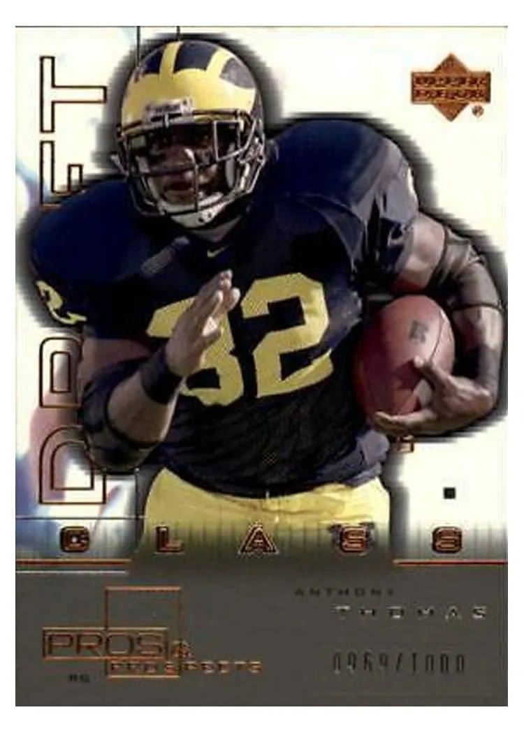 2001 Upper Deck Pros & Prospects Anthony Thomas #108 card