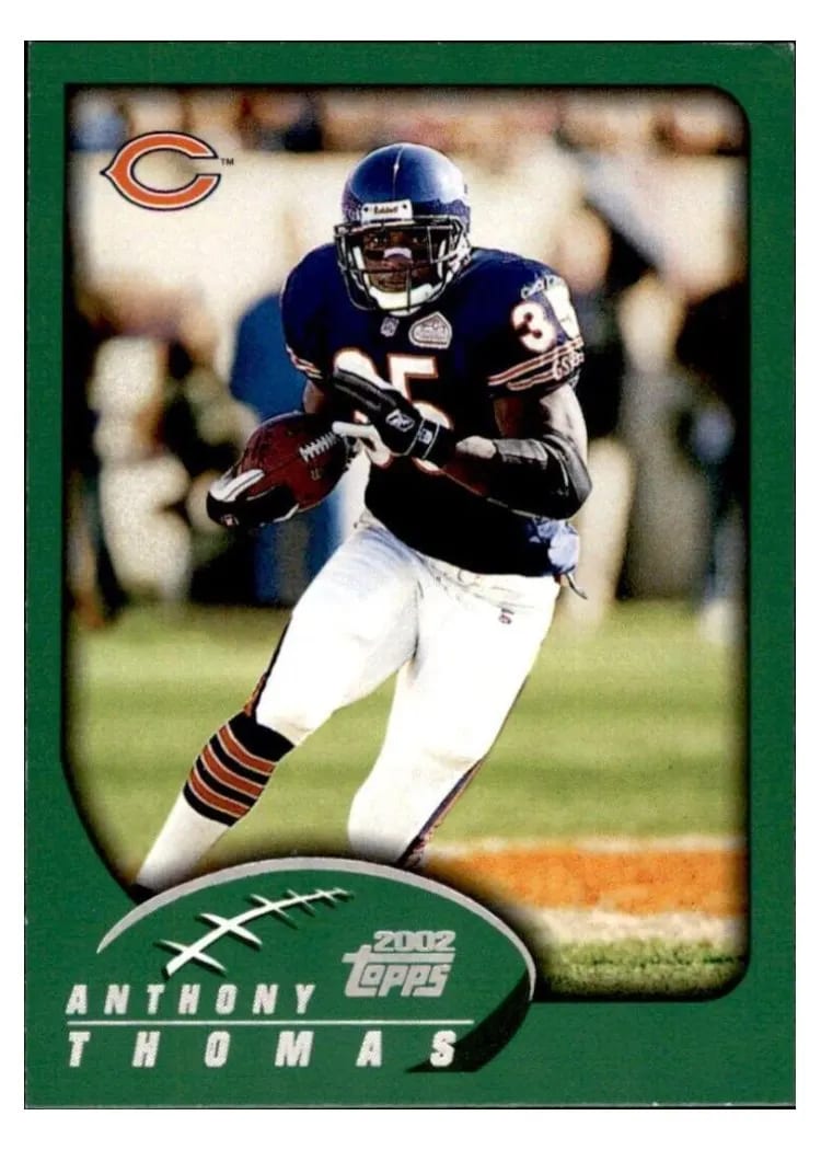 2002 Topps Anthony Thomas #50 card