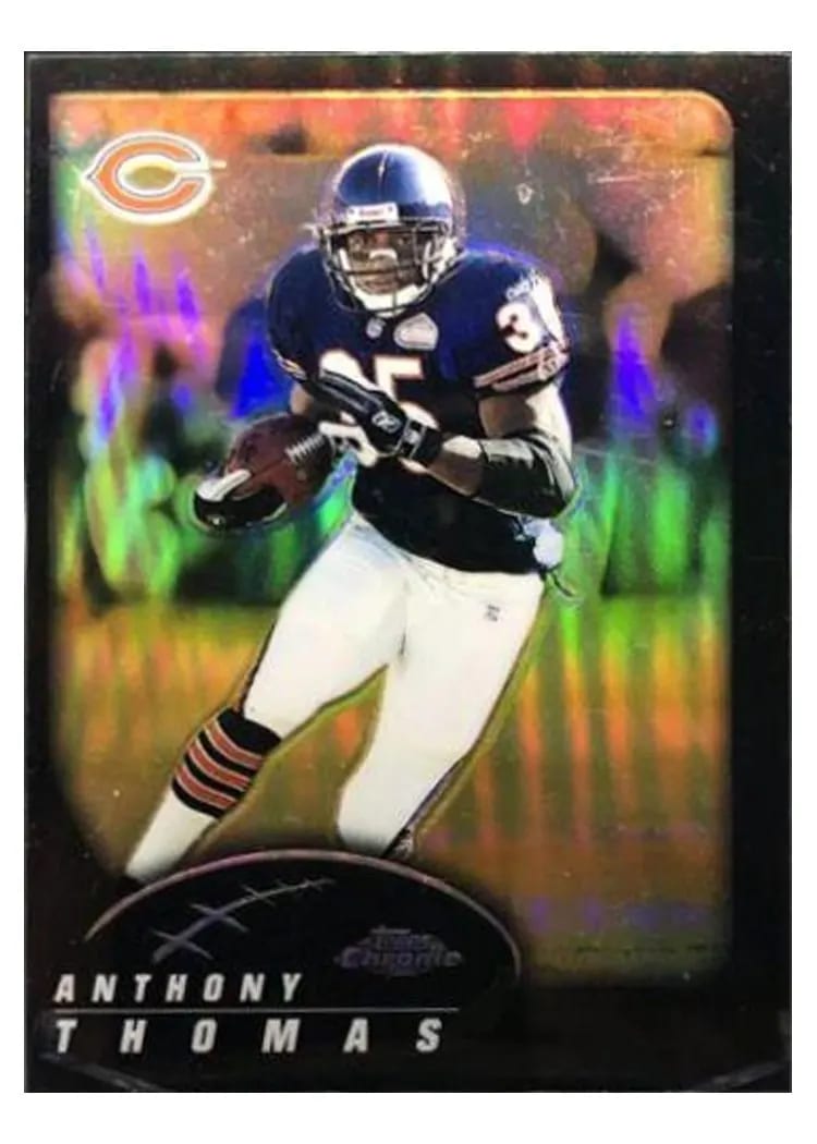 2002 Topps Chrome Anthony Thomas #1 card