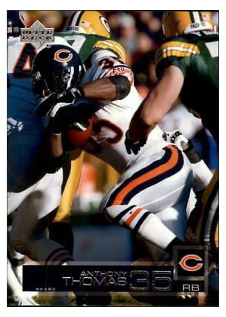 2002 Upper Deck Anthony Thomas #31 card