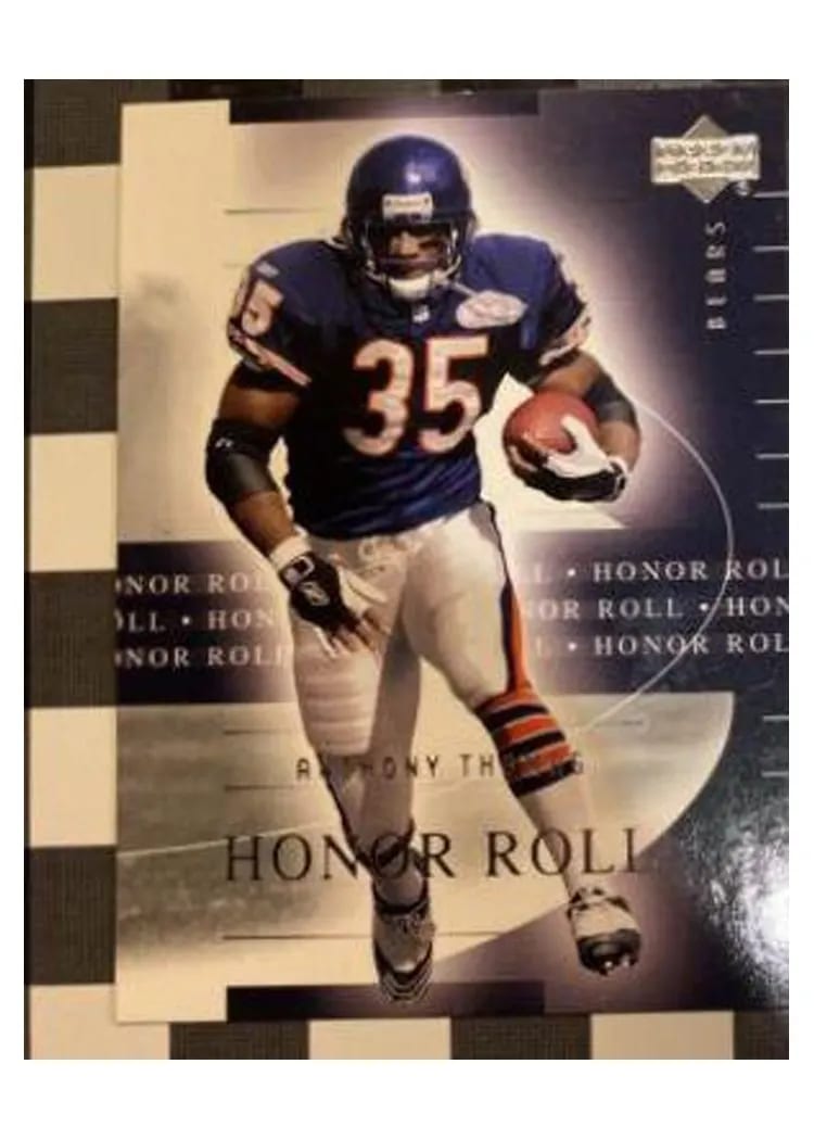 2002 Upper Deck Honor Roll Anthony Thomas #10 card