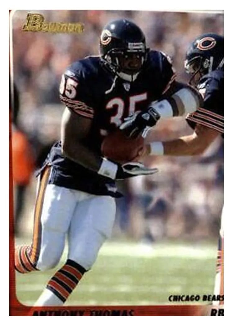 2003 Bowman Anthony Thomas #99 card