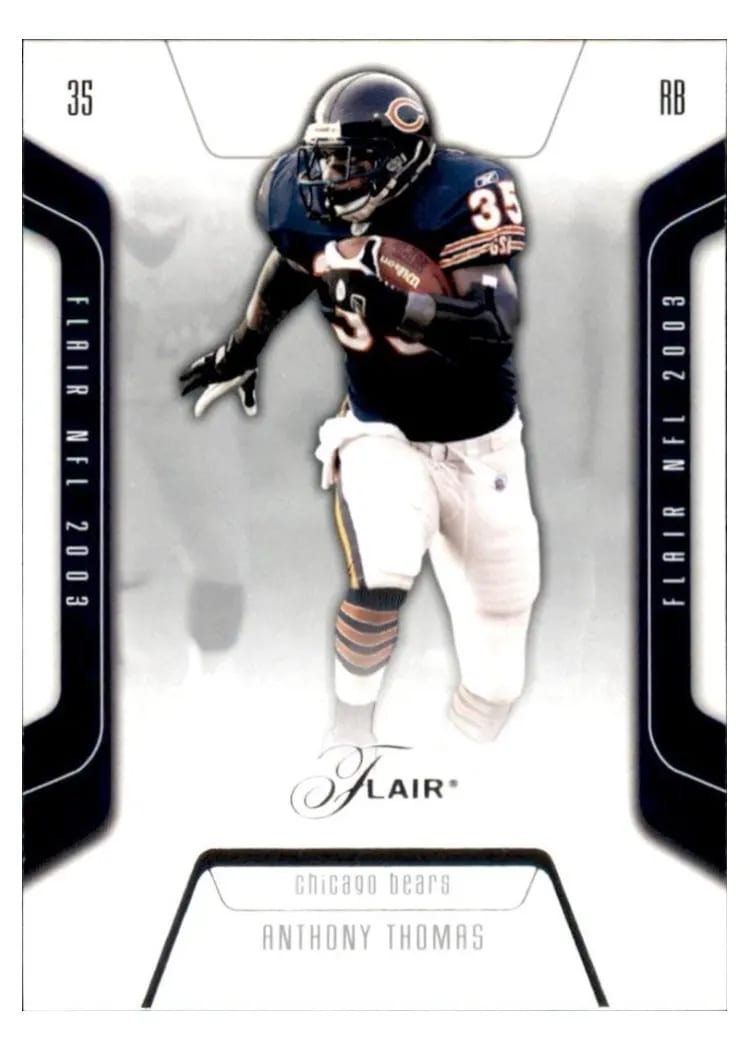 2003 Flair Anthony Thomas #36 card