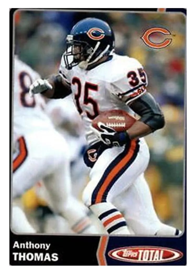 2003 Topps Total Anthony Thomas #70 card