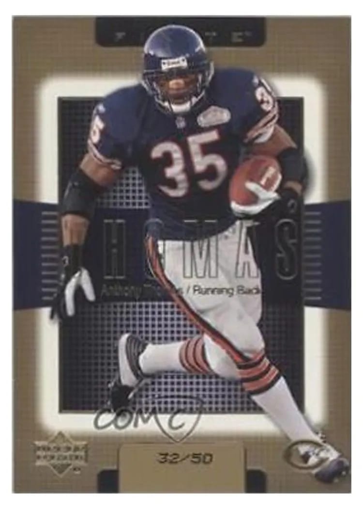 2003 Upper Deck Finite Anthony Thomas #35 card
