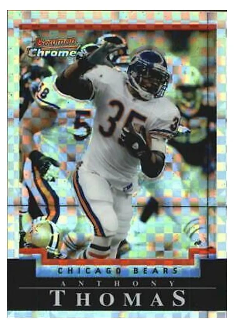 2004 Bowman Chrome Anthony Thomas #61 card