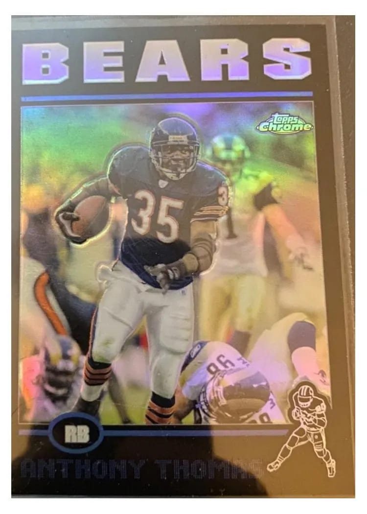 2004 Topps Chrome Anthony Thomas #134 card