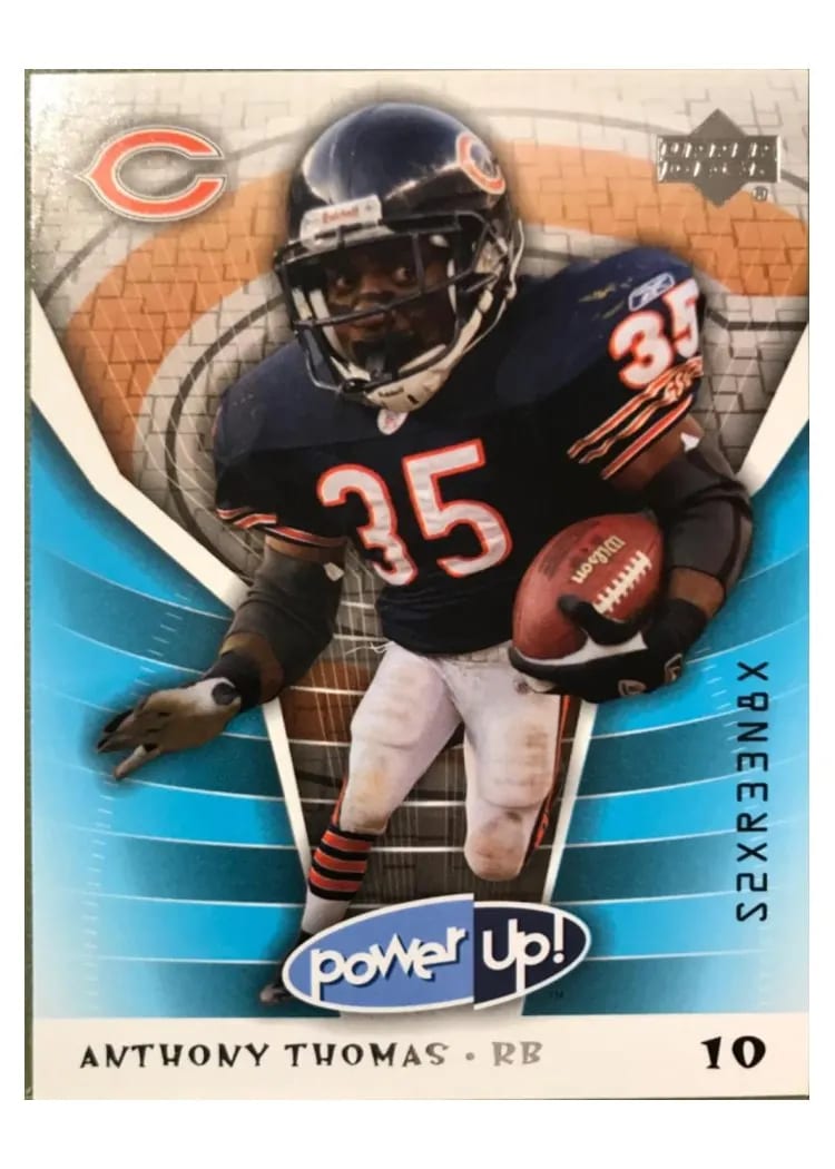 2004 Upper Deck Power Up Anthony Thomas #16 card