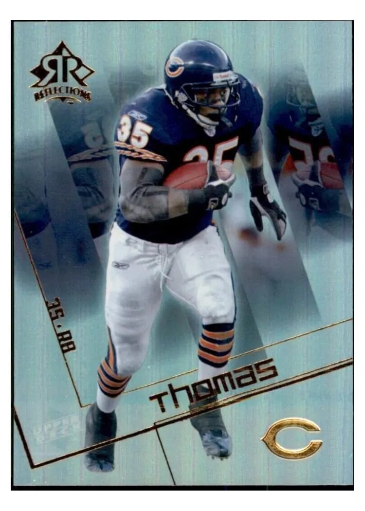 2004 Upper Deck Reflections Anthony Thomas #18 card