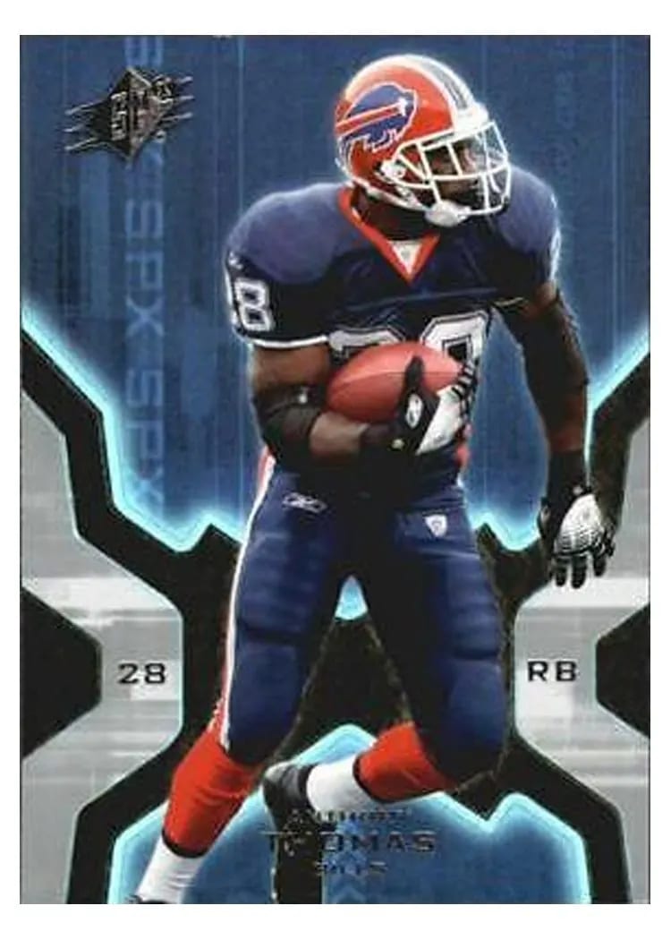 2007 Spx Anthony Thomas #13 card