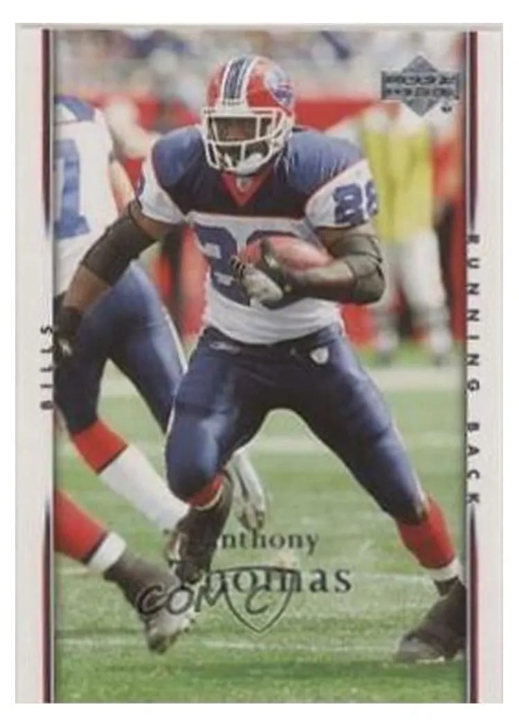 2007 Upper Deck Anthony Thomas #21 card