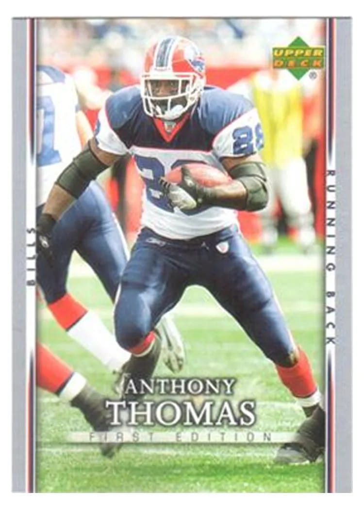 2007 Upper Deck First Edition Anthony Thomas #13 card