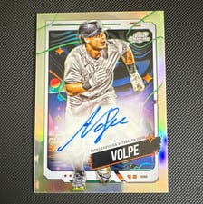 2024 Topps Cosmic Chrome Autographs Anthony Volpe #CCA-AV card