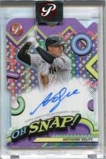 2024 Topps Pristine Oh Snap! Autograph Anthony Volpe #OSA-AV card